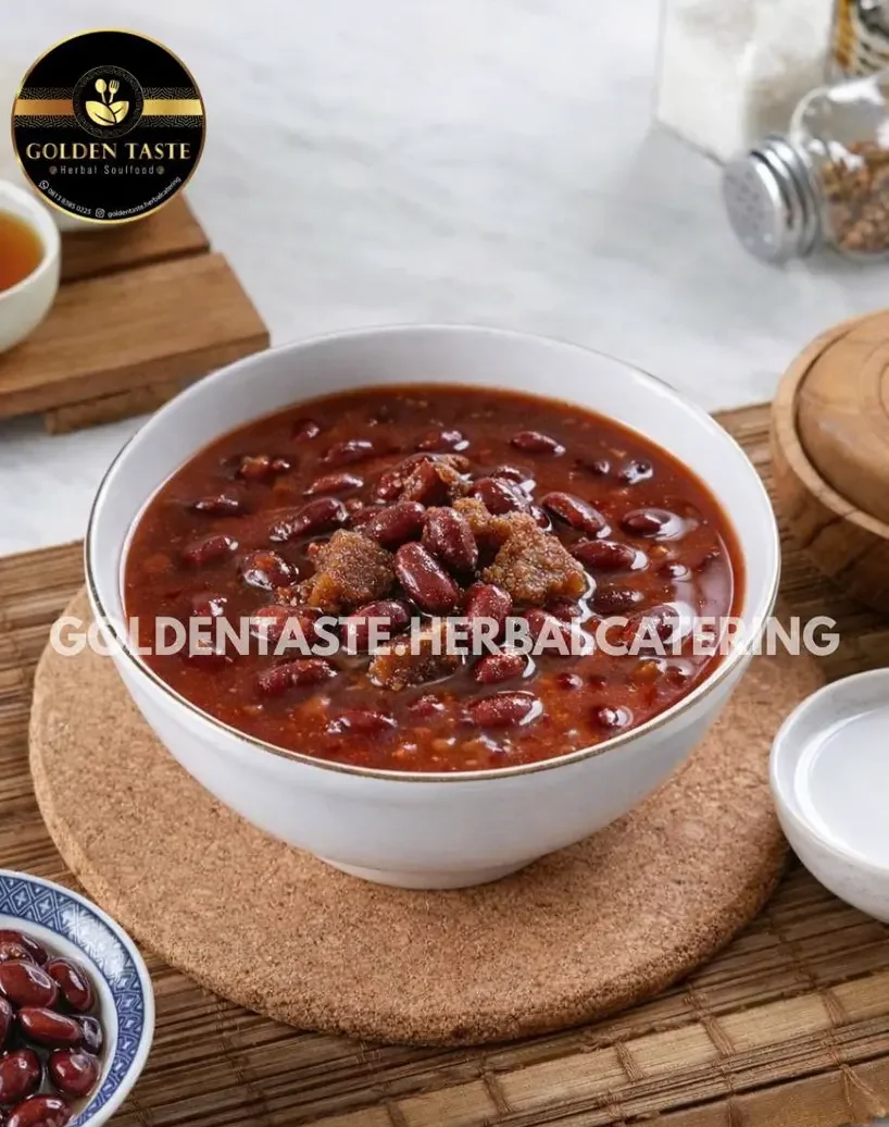 Sweet Red Bean Soup 500ml_Goldentaste